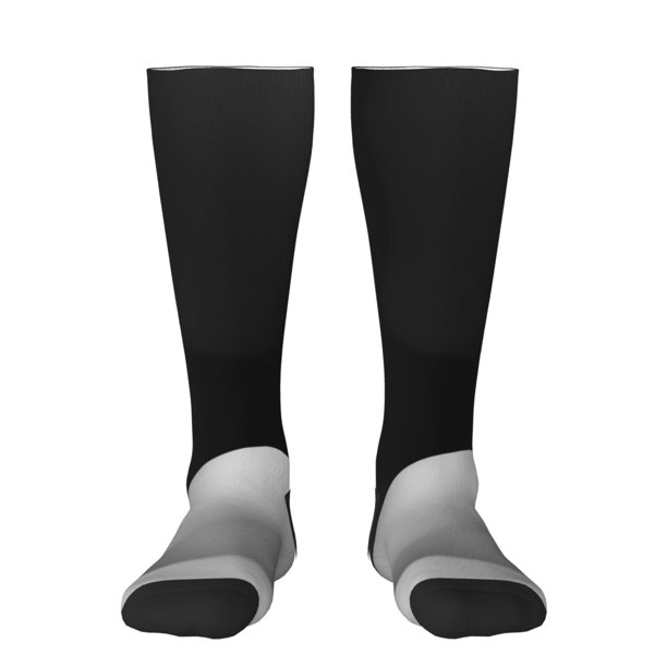 Fotbe Black White Fluid Sculpture Calcetas Divertidas Estampadas para Hombre y Mujer, Calcetas de Algodón hasta la Rodilla para Caminar, Correr, Enfermería y Embarazo