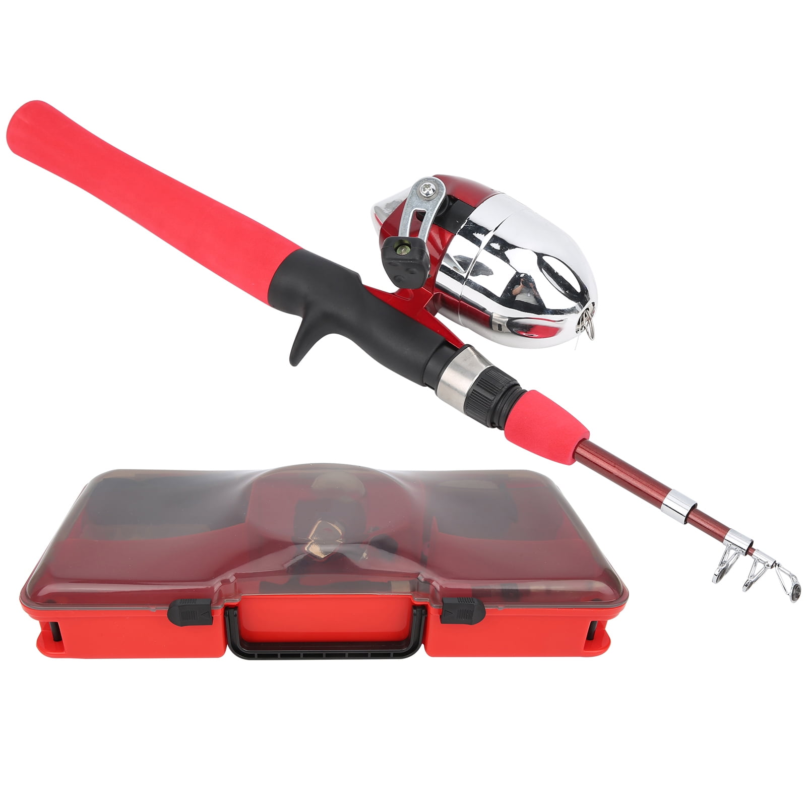 Children Portable Fishing Pole Lure Rod Set Mini Fishing Pole Kit