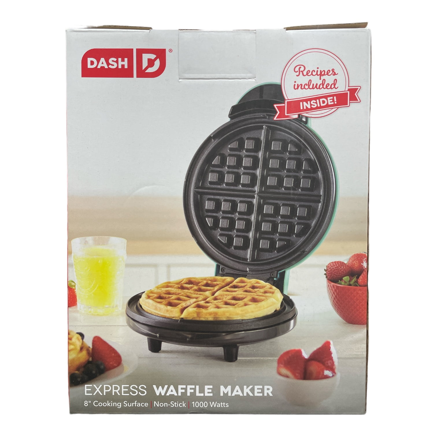 Dash No-Drip Nonstick Waffle Maker - Aqua