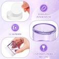 thumbnail image 3 of Frascos de vidrio Domensi de 60 ml con tapas, tamaño de viaje, 48 unidades, color morado claro, 3 of 6