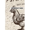 thumbnail image 5 of Pack of 2 Outdoor Pillow Covers, Chicken Farm House Waterproof Square Throw Pillowcase Cushion Decorative Pillow Covers for Couch Patio Tent, 18x18 in, 5 of 6