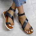 thumbnail image 2 of asdoklhq Slippers for Women Summer,New Casual Ladies Sandals Casual Beach Shoes Summer Roman Shoes Flat Sandals, 2 of 6