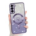 thumbnail image 1 of Funda Bonoma para teléfono móvil compatible con Samsung Galaxy S22, color morado, 1 of 6