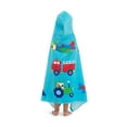thumbnail image 7 of Wildkin Kids Hooded Beach Towel Poncho for Boys and Girls (Trains, Planes & Trucks Blue), 7 of 7