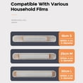 thumbnail image 2 of kurtrusly 2 In 1 Cling Film Cutter Food Wrapper Dispenser Aluminum Foil Slider Box Fresh Keeping Household Slicer Kitchen Yellow, 2 of 9