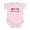 Petal Pink, variant on CafePress - Love46 Body Suit - Baby Light Bodysuit, Size Newborn - 24 Months