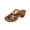 Gold, variant on Dressy Snakeskin Summer Sandals Open Toe Step-In Block Heeled Work Casual Shoes Beach Party Date Night Footwear