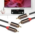 thumbnail image 4 of Cable de audio con carcasa de aleación de aluminio, conector chapado en oro y alambre de cobre estañado para reproductor de CD de TV (1,8 m), 4 of 8