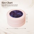 thumbnail image 2 of Naloa Lilac Round Jewelry Box, Travel Jewelry Organizer, 3.9 x 3.9 x 2in Jewelry Storage Box for Women-Pink, 2 of 7