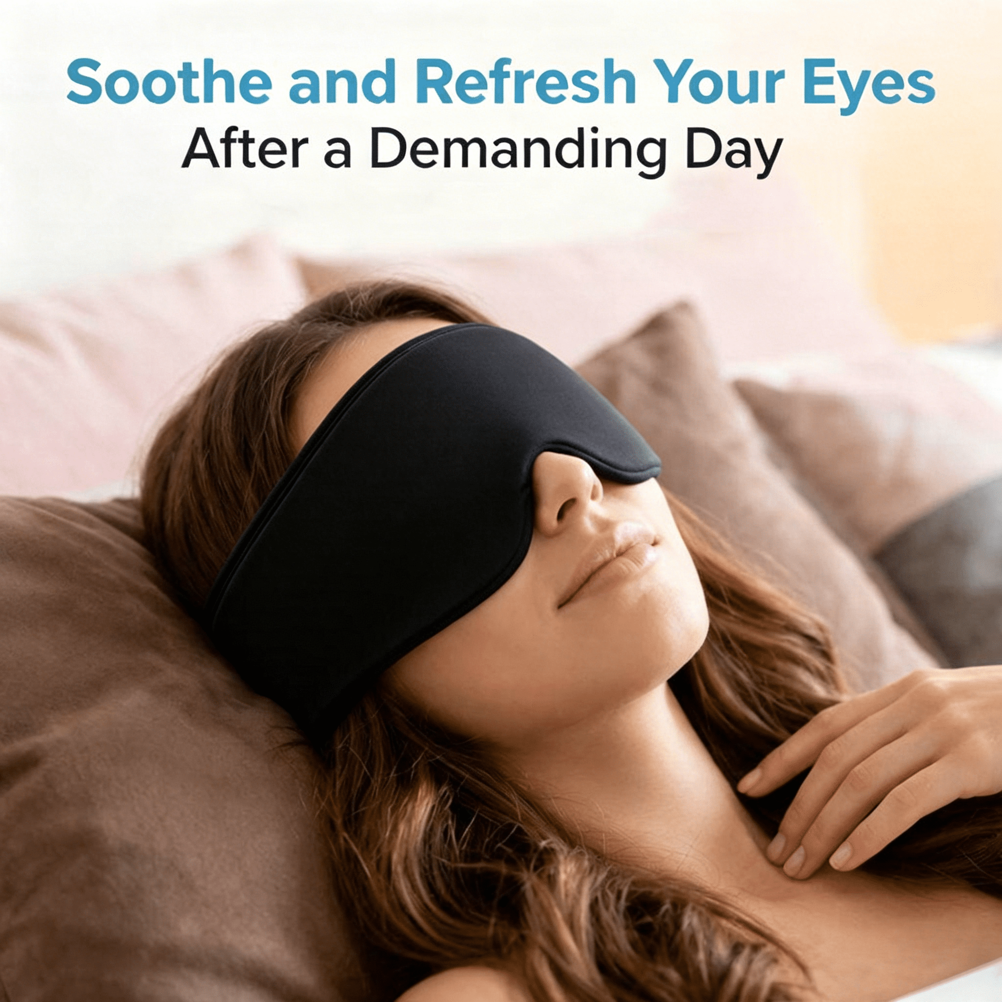 FACEMOON Gel Eye Mask, Reusable Compress for Puffy Eyes, Sinus Pressure Comfort & Relaxation