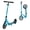 Blue, variant on VEVOR Kick Scooter for Kids Ages 8+, Teens & Adults, 2-Wheel Toddler Scooter with Adjustable Height Handlebar, Wide Anti-Slip Deck, Foldable Lightweight for Boys & Girls up to 220 lbs, Blue + Black