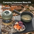 thumbnail image 3 of Juego de utensilios de cocina para acampar Odoland, antiadherentes, con hervidor de agua, 1,2 L, 5 unidades, 3 of 8