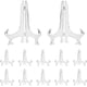 thumbnail image 1 of Bienvenido Caballete de plástico de 12 piezas, soporte para tablero, caballete para cuadros (transparente), 1 of 7