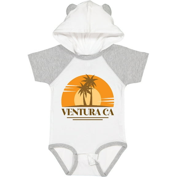 Inktastic Ventura California Retro Sunset Boys or Girls Baby Bodysuit