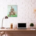 thumbnail image 4 of Love And A Dog Funny Pet Cartoon Design Oversized Stretched Canvas Wall Art by Gary Patterson, 4 of 6