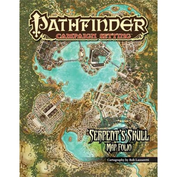 Pre-Owned Pathfinder Campaign Setting: The Serpent's Skull Poster Map Folio (Paperback)