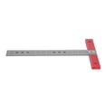 How To Measure With Ruler NUOLUX Portable Plated Silver T Shaped Measuring Ruler for Accurate ...