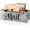Grey, variant on Mail Holder Countertop - Mail Organizer Countertop, Mail Holder Box for Desk, Letter Holder, Mail Tray, Mail Basket for Counter, Rustic Wooden Mail Storage Organizer Wall Mounted