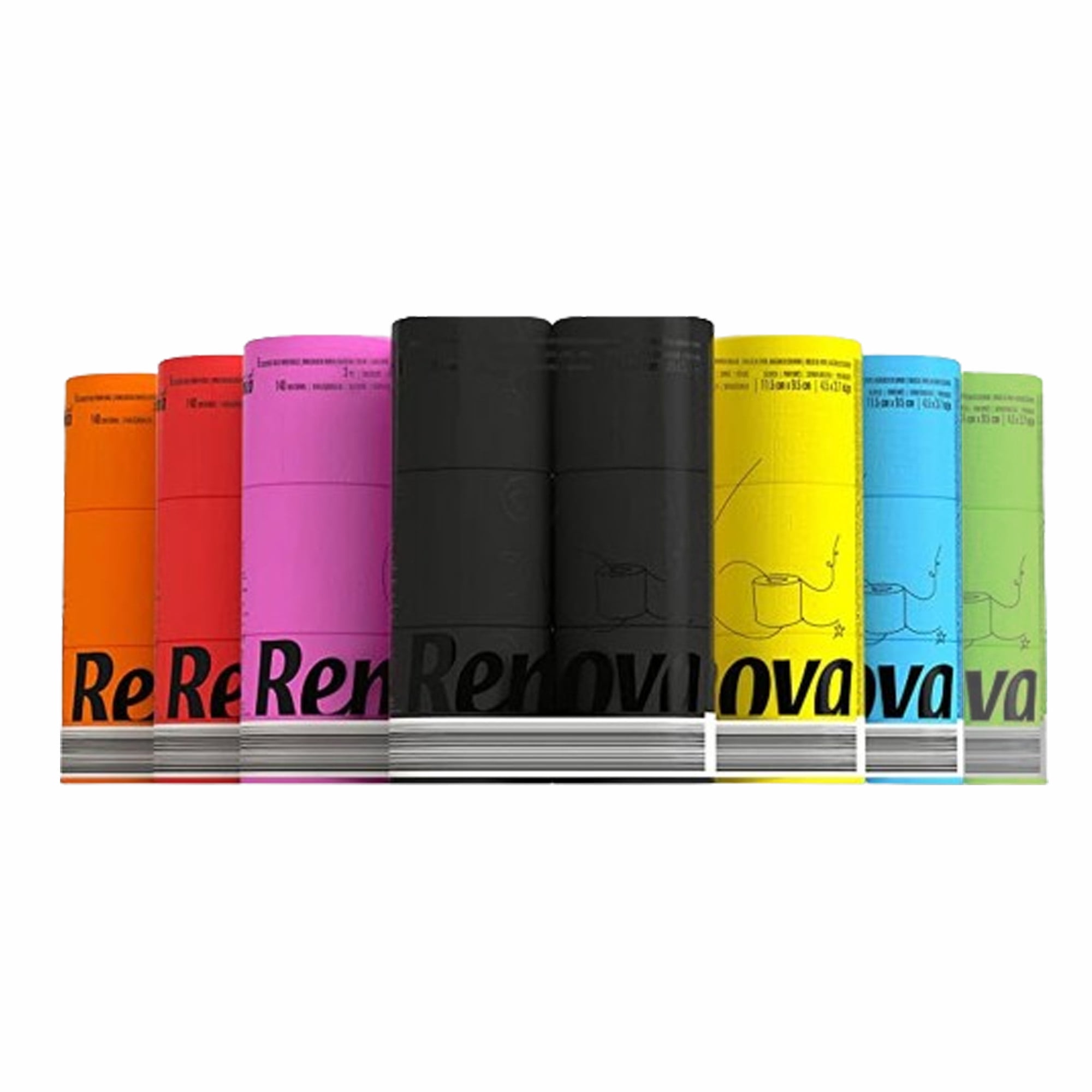 Renova Kelly Green Toilet Paper, 12 Rolls, 140 Sheets Per Roll