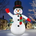 thumbnail image 2 of 8FT Christmas Inflatables Snowman Outdoor Decorations, Blow up Snow Man Yard Decor Built-in Bright LED, Weatherproof Holiday for Garden Patio Lawn Party Xmas Gifts, 2 of 10