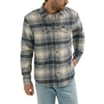 thumbnail image 3 of Wrangler Men's Long Sleeve Regular Fit Flannel Plaid Shirt, S-2XL, 3 of 4