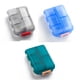 thumbnail image 1 of Organizador de pastillas de viaje con 10 compartimentos, caja de almacenamiento de pastillas portátil de bolsillo, contenedor de pastillas diario o monedero, medicina de aceite de pescado, 1 of 5