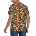 thumbnail image 2 of Lsque Fruits Peach Pattern Mens Polo Golf Shirts Funny Graphics Shorts Sleeve Button Shirts Baseball T-shirt-XX-Large, 2 of 7