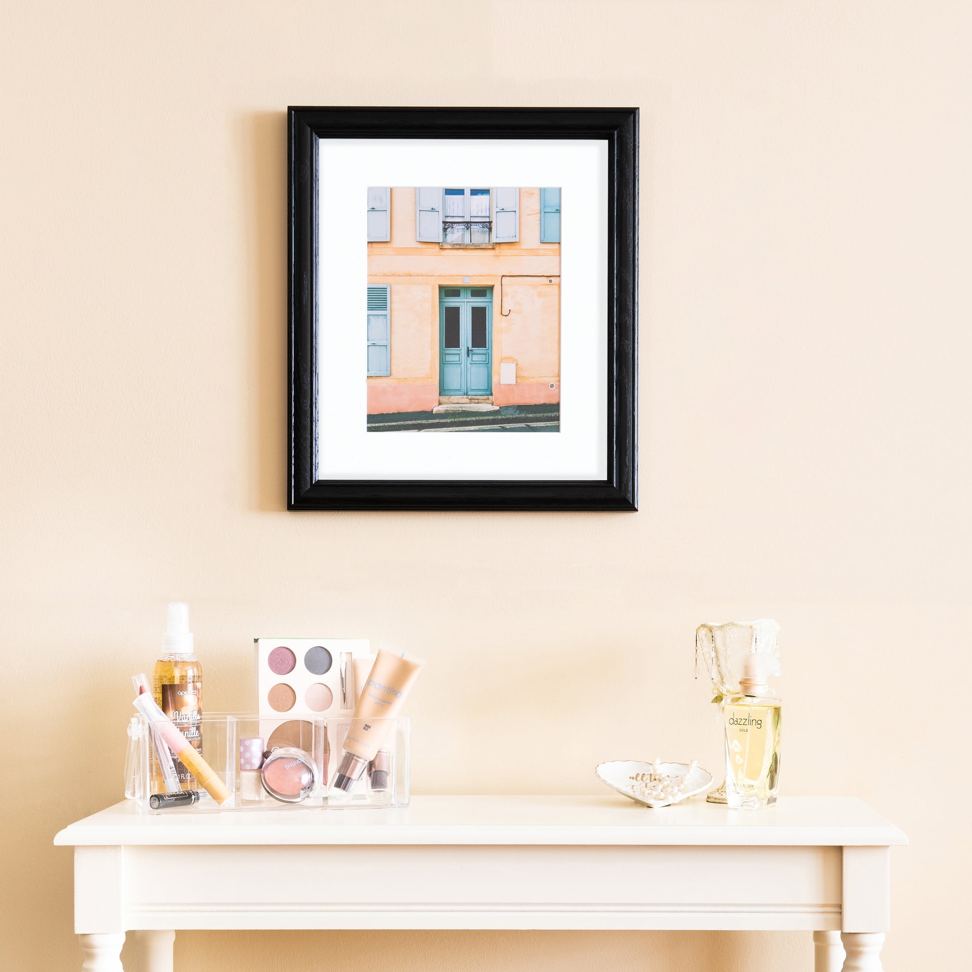 ArtToFrames 16" x 20" Black Picture Frame, 16x20 inch Black Wood Poster Frame (WOM-4083)