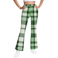 thumbnail image 2 of Piuwrlz Teen Flared Sweatpants Girls Boys Fleece Pants Pant Green Size 15 Years, 2 of 6