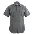 thumbnail image 5 of First Class 100% Polyester Short Sleeve Zippered Uniform Shirts - Dark Gray - XL, 5 of 8