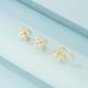 thumbnail image 4 of Fiudx Conjunto de Pendientes de Flores de Perla, Joyería de Regalo para Damas, 4 of 6