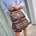 thumbnail image 7 of LinqiVintage Backpack for Women, Boho Casual Backpack Purse, Unique Ethnic Style Handbag & Shoulder Bag, Blue, 7 of 7
