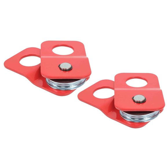 Mytee Products 2 Pack 4 Ton Winch Snatch Block for Recovery - 10,500 lbs Off Roading Snatch Block Pulley for Synthetic Rope, Towing, Haulin