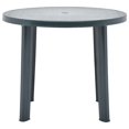 thumbnail image 2 of vidaXL Table de Jardin Verte 89 cm Plastique, 2 of 5