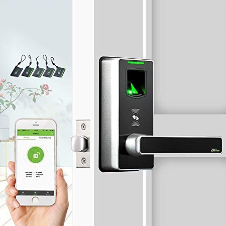 Keyless Door Locks With Bluetooth Biometric Fingerprint Door Lock