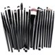 thumbnail image 1 of Makeup Brushes Pimoys Make up Brush Set 20 PCs Professional Face Eyeliner for Foundation Blush Concealer Eyeshadow with Travel Black, 1 of 4