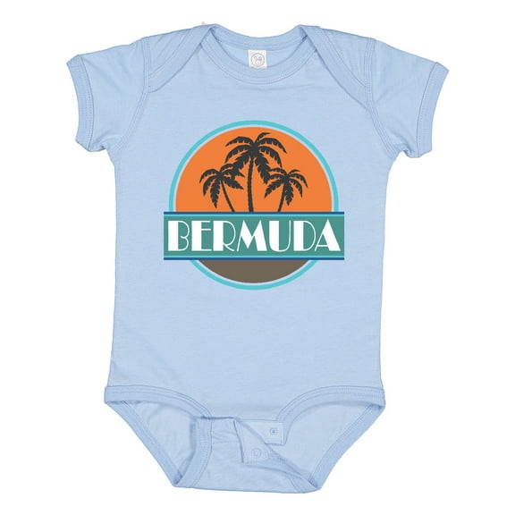 Inktastic Bermuda Vacation Trip Boys or Girls Baby Bodysuit