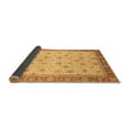 thumbnail image 2 of Ahgly Company Indoor Round Abstract Brown Modern Area Rugs, 5' Round, 2 of 4