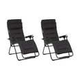 thumbnail image 1 of Lafuma Futura Air Comfort Fauteuil Inclinable d'Extérieur à Gravité Zéro, Acier (Lot de 2), 1 of 3