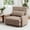 Khaki, variant on HomeMiYN Folding Sofa Bed, Convertible Lazy Sleeper Chair with Pillow, 5-Adjustable Position Back Support for Living Room & Bedroom, Dark Gray