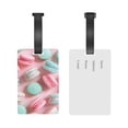 thumbnail image 5 of Kdxio Pastel Macarons Delight Luggage Tags Privacy Cover ID Label Suitcase Tags Identifiers For School Bags,Suitcases, 5 of 7