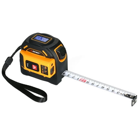 

Tomshine Digital Distance Meter Rangefinder Handheld Infrared Finder 2 in 1 5m Measuring Tape 60m Ruler with LCD Display