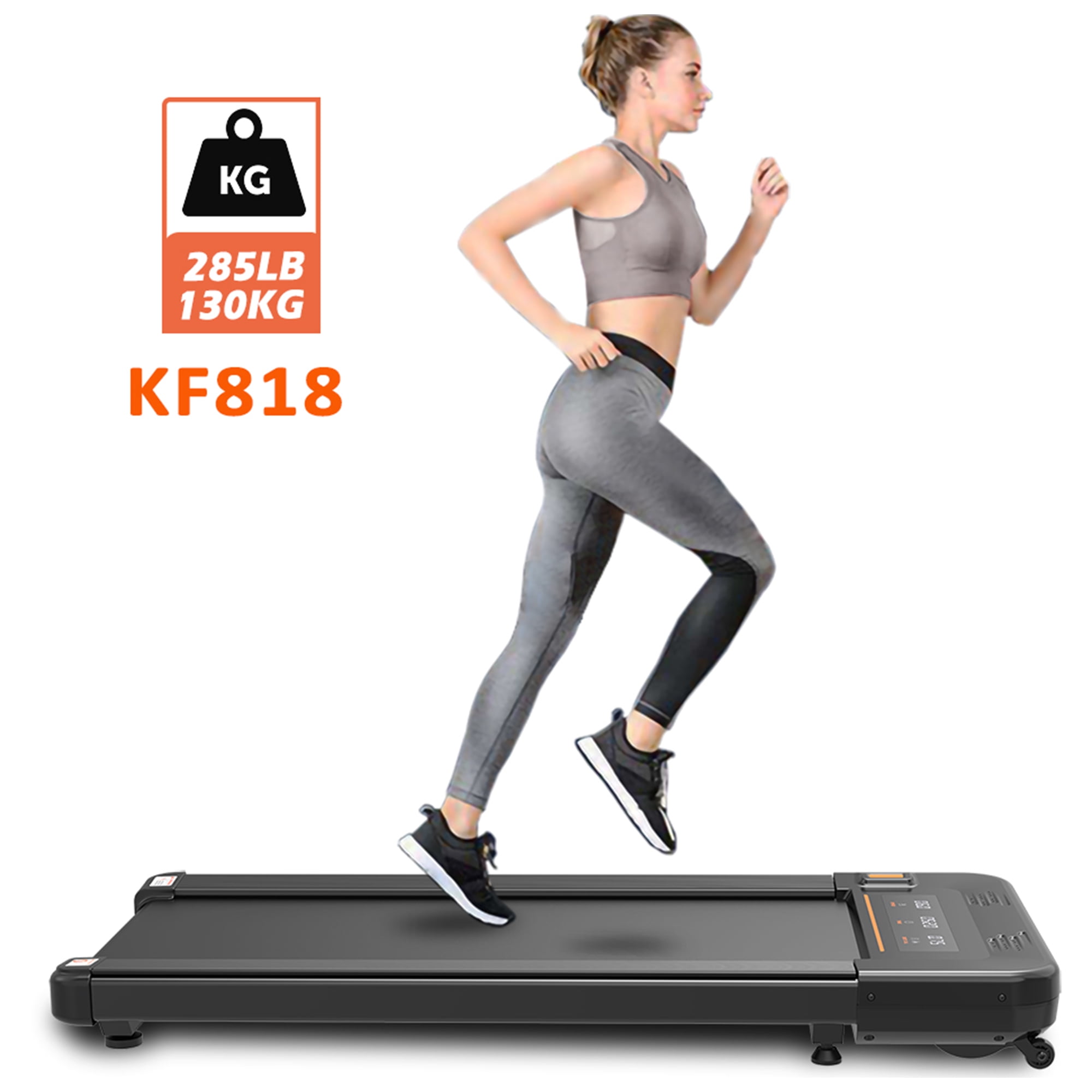 SEGMART Electric Under Desk Treadmill w/3 Big LED Display , 22.5'' Wide