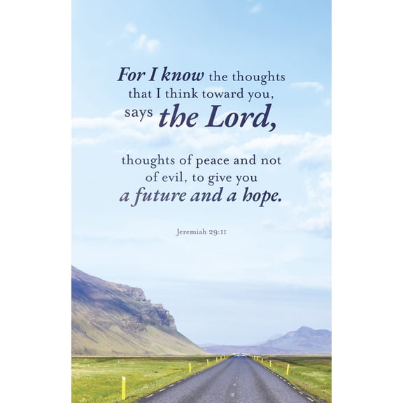 Graduation Bulletin: A Future (Package of 100): Jeremiah 29:11 (Nkjv), (Paperback)
