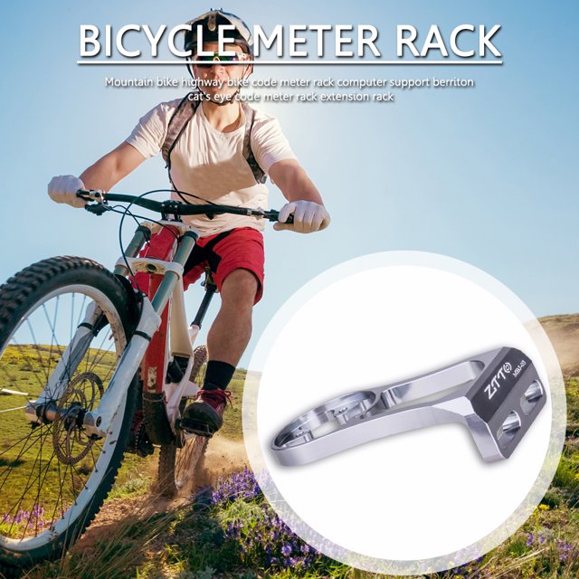 Soporte para cronómetro de bicicleta soporte de extensión para ordenador de Ehuebsd bicicleta de montaña velocímetro montaje de vástago para Garmin Bryton Cateye