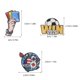 thumbnail image 2 of BESTYASH 3Ud Broches Deportivos De Fútbol En Aleación Con Decorativo Para Trajes, 2 of 6