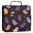 thumbnail image 5 of FORMRS Zipper Binder with Shoulder Strap 2-inch Ring 500 Sheet Capacity File Bag, Halloween Purple Ghosts, 5 of 5