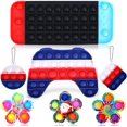 thumbnail image 1 of IGUOHAO Fidget IGUOHAO s , Fidget Pack，Pop IGUOHAO Fidget IGUOHAO , Simple dimple IGUOHAO ,Squeeze Sensory IGUOHAO , Silicone Stress Reliever IGUOHAO , Autism Special Needs Stress Reliever. 7P PCS, 1 of 6