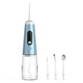 thumbnail image 1 of Diente inalámbrico Irrigador Rotativo Pantalla digital 350 ml Flosser de agua Portátil Dientes de viaje Herramienta de limpieza Lavado de boca Suministros Azul seitruly CE001382-04B, 1 of 7
