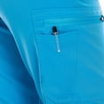 thumbnail image 4 of Unisex Solid Color Elastic Metal Zipper Scrub Set Short Sleeve Medical Uniform, 4 of 7